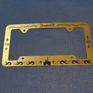 Disneyland 70th Anniversary License Plate Frame